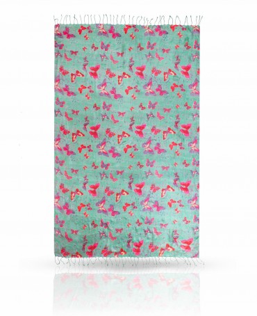 Палантин Женский S-BUTTER.GRAFITI/TURQU